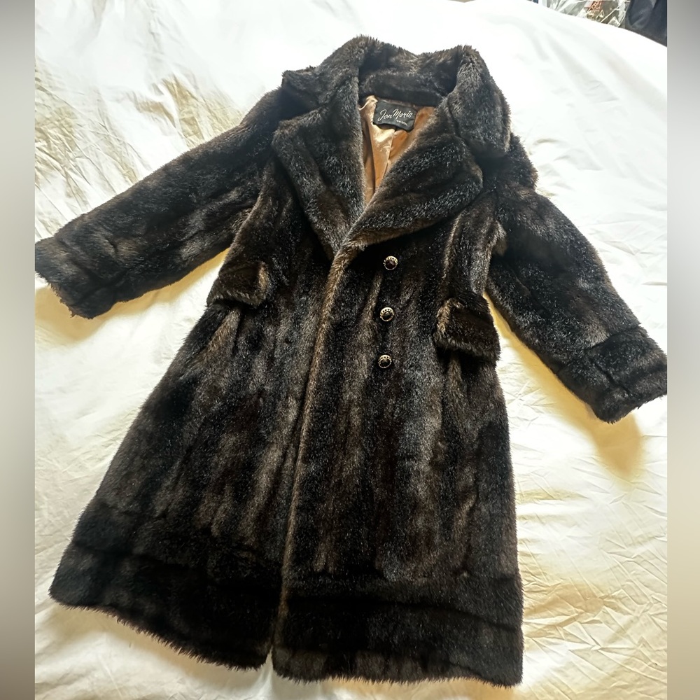Vintage faux fur coat